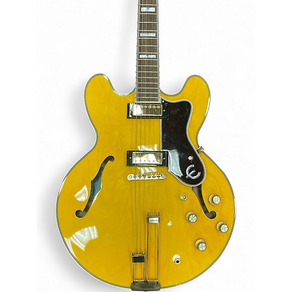 Used Epiphone Sheraton Butterscotch Hollow Body Electric Guitar