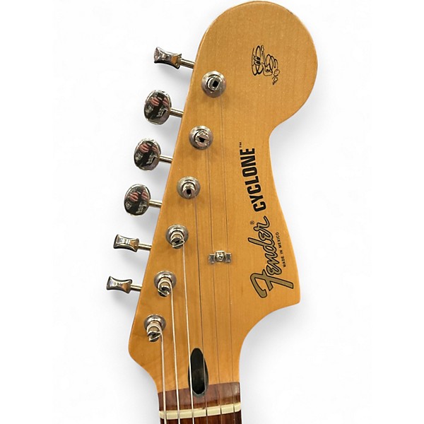 Used Fender Cyclone Metallic Gray Solid Body Electric Guitar