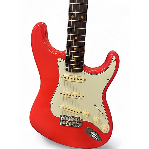 Used Fender AMERICAN VINTAGE II STRATOCASTER Fiesta Red Solid Body Electric Guitar