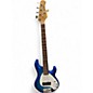Used Ernie Ball Music Man STINGRAY 5 H Blue Burst Electric Bass Guitar thumbnail