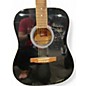 Used Rogue RA-101B Black Acoustic Guitar