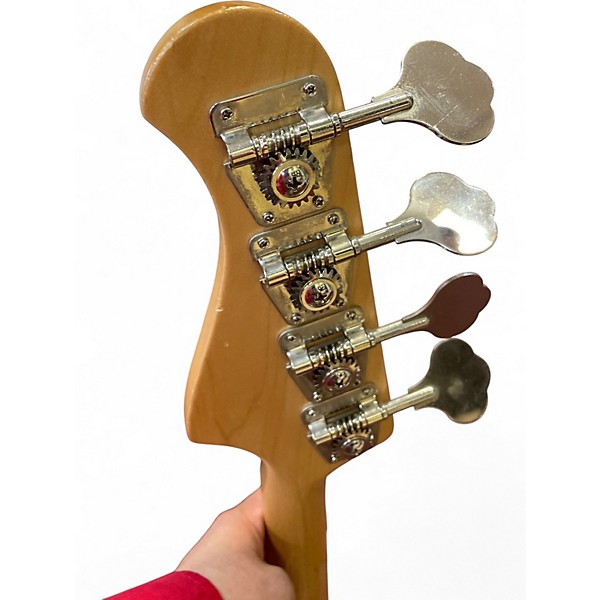 Used Bacchus Jazz brown burst Electric Bass Guitar