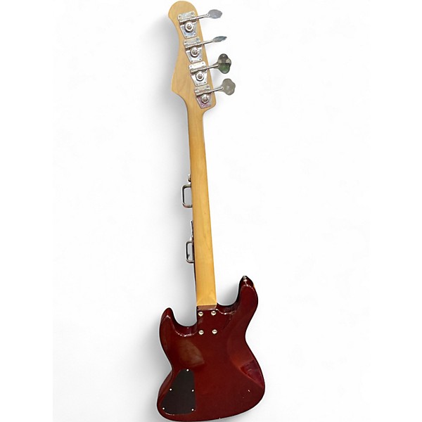 Used Bacchus Jazz brown burst Electric Bass Guitar