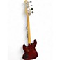 Used Bacchus Jazz brown burst Electric Bass Guitar