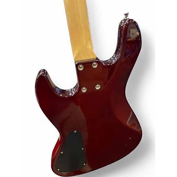 Used Bacchus Jazz brown burst Electric Bass Guitar