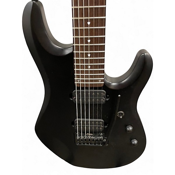 Used Sterling by Music Man JP70 John Petrucci Signature Satin Black Solid Body Electric Guitar