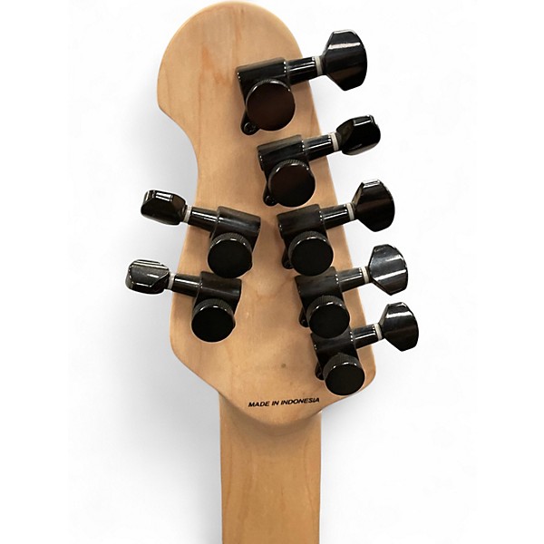 Used Sterling by Music Man JP70 John Petrucci Signature Satin Black Solid Body Electric Guitar