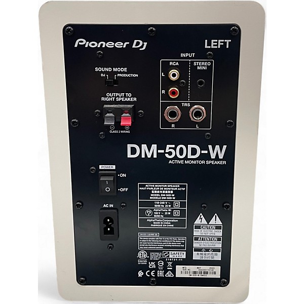 Used Pioneer DJ DM50DW Powered Monitor