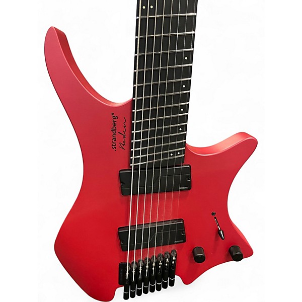 Used strandberg NX8 METAL Blood Red Solid Body Electric Guitar