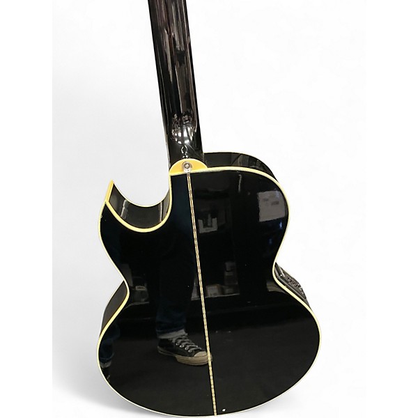 Used 2020s Epiphone PR5E Black Acoustic Electric Guitar