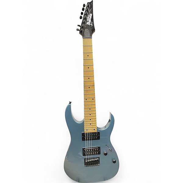Used Ibanez GRG7221M Metallic Light Blue Solid Body Electric Guitar