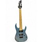 Used Ibanez GRG7221M Metallic Light Blue Solid Body Electric Guitar thumbnail