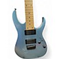 Used Ibanez GRG7221M Metallic Light Blue Solid Body Electric Guitar