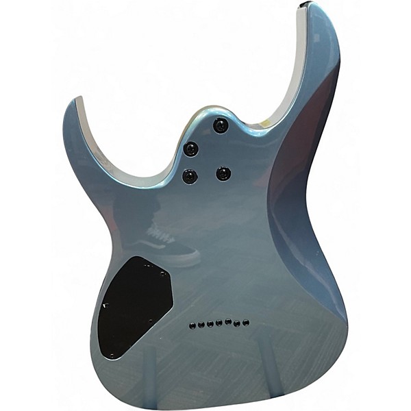 Used Ibanez GRG7221M Metallic Light Blue Solid Body Electric Guitar