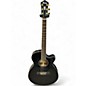 Used Ibanez aeg240 Trans Black Acoustic Electric Guitar thumbnail