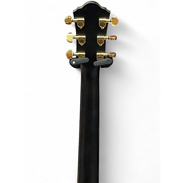 Used Ibanez aeg240 Trans Black Acoustic Electric Guitar