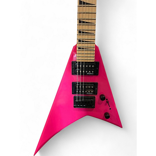 Used Jackson JS1X Minion RR NEON PINK Solid Body Electric Guitar