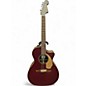 Used Fender Newporter Player Midnight Wine Acoustic Electric Guitar thumbnail