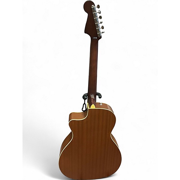 Used Fender Newporter Player Midnight Wine Acoustic Electric Guitar