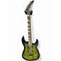 Used Jackson Dinky JS20 DKQ 2PT Transparent Green Solid Body Electric Guitar thumbnail