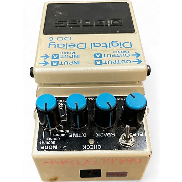 Used BOSS DD6 Digital Delay ANALOG MAN MOD Effect Pedal
