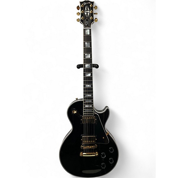 Used Gibson Les Paul Custom Black Onyx Solid Body Electric Guitar