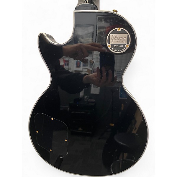 Used Gibson Les Paul Custom Black Onyx Solid Body Electric Guitar