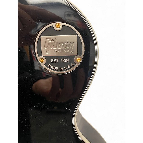 Used Gibson Les Paul Custom Black Onyx Solid Body Electric Guitar