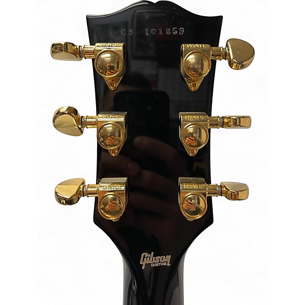 Used Gibson Les Paul Custom Black Onyx Solid Body Electric Guitar