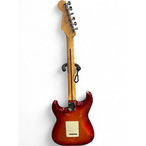 Used Fender Standard Stratocaster Plus aged cherry burst Solid Body Electric Guitar