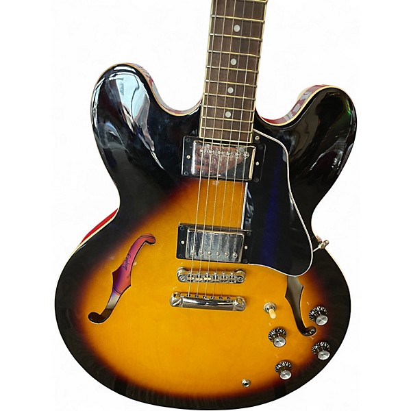 Used Epiphone Casino 3 Color Sunburst Hollow Body Electric Guitar