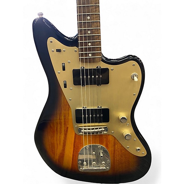 Used Squier Classic Vibe 60s Jazzmaster 2 Tone Sunburst Solid Body Electric Guitar