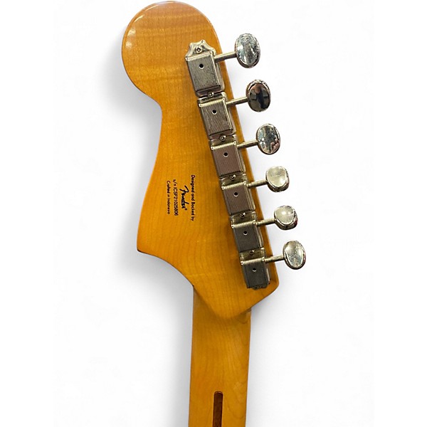 Used Squier Classic Vibe 60s Jazzmaster 2 Tone Sunburst Solid Body Electric Guitar