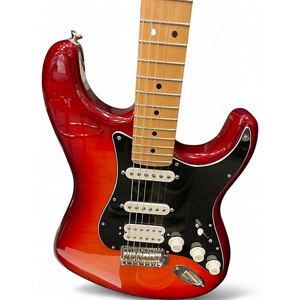 Used Fender Player Stratocaster HSS Cherry Sunburst Solid Body Electric Guitar