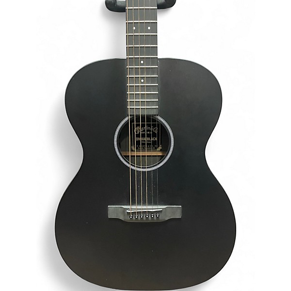 Used Martin OMXAEBLACK Black Acoustic Electric Guitar