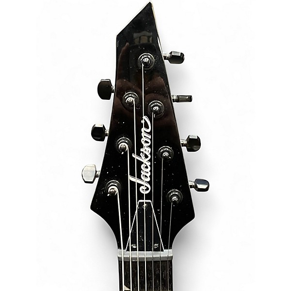 Used Jackson JS22-7 Dinky 7 String Black Solid Body Electric Guitar