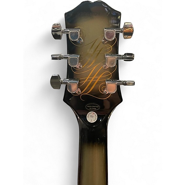 Used 2022 Epiphone Adam Jones Les Paul Custom Silver Burst Solid Body Electric Guitar