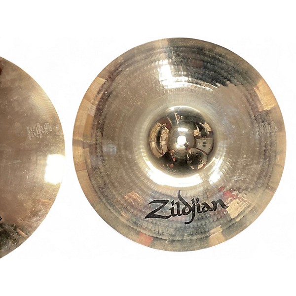 Used Zildjian 14in A Custom Hi Hat Pair Cymbal