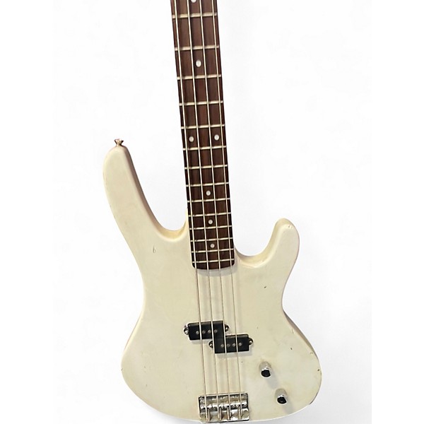 Used Washburn XB100 Olympic White Electric Bass Guitar