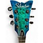 Used Schecter Guitar Research Solo II Standard Ocean Blue Burst Solid Body Electric Guitar