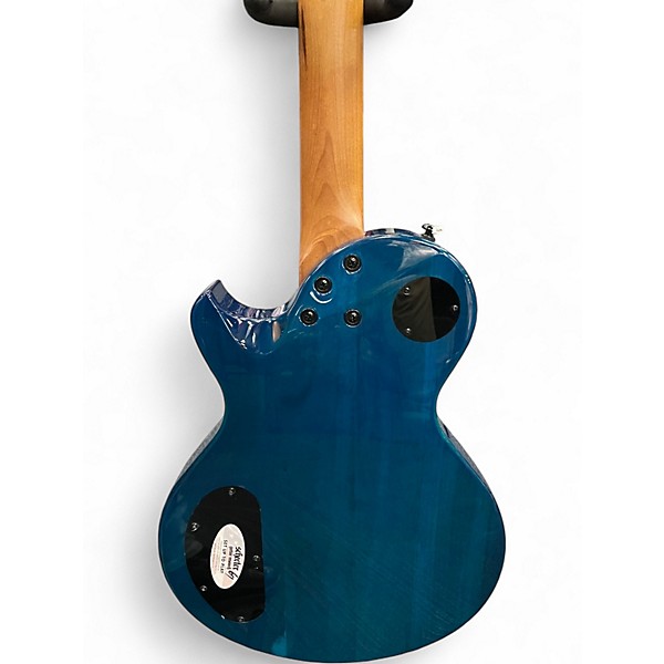 Used Schecter Guitar Research Solo II Standard Ocean Blue Burst Solid Body Electric Guitar