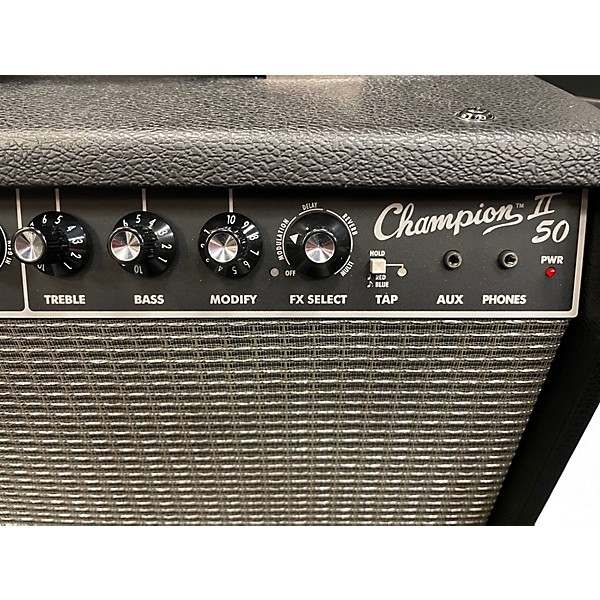 Used Fender Champion II 50 Guitar Combo Amp