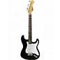 Used Squier Standard Stratocaster Black Solid Body Electric Guitar