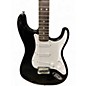 Used Squier Standard Stratocaster Black Solid Body Electric Guitar