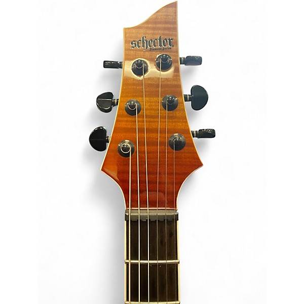 Used Schecter Guitar Research C1 SLS ELITE ANTIQUE FADE BURST Solid Body Electric Guitar