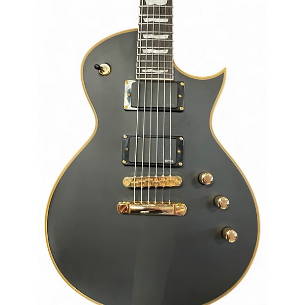 Used ESP LTD EC1000 Deluxe Black Solid Body Electric Guitar