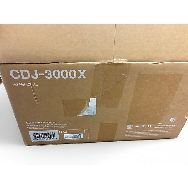 Used AlphaTheta CDJ3000X DJ Player