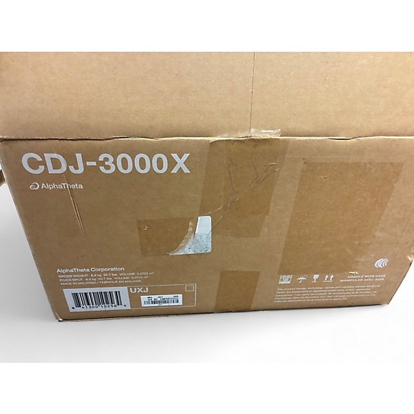 Used AlphaTheta CDJ3000X DJ Player