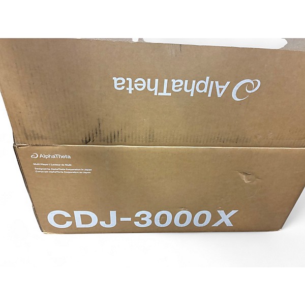 Used AlphaTheta CDJ3000X DJ Player