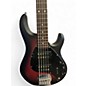 Used Sterling by Music Man sting ray 5 Candy Red Burst Electric Bass Guitar thumbnail